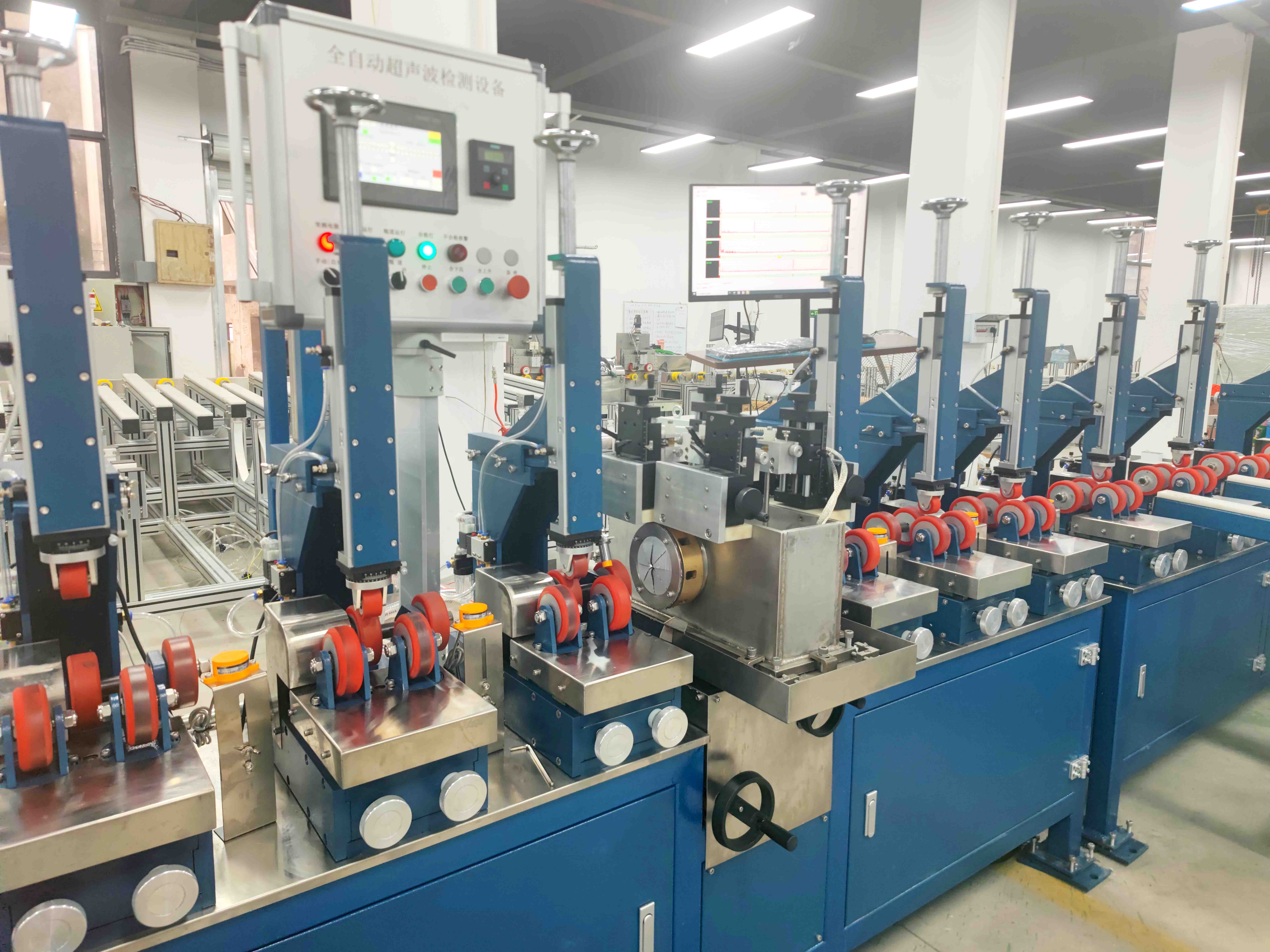 螺旋前進(jìn)超聲波檢測(cè)系統(tǒng) 管、棒材內(nèi)部表面及近表面缺陷檢測(cè)